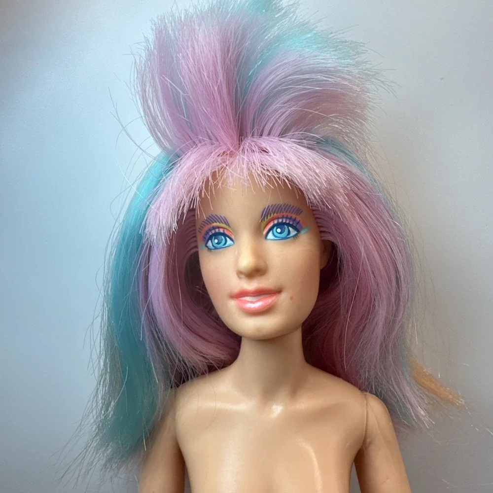 1986 Jem & The Holograms Danse Truly Outrageous Doll Hasbro #4208 Nude Vintage